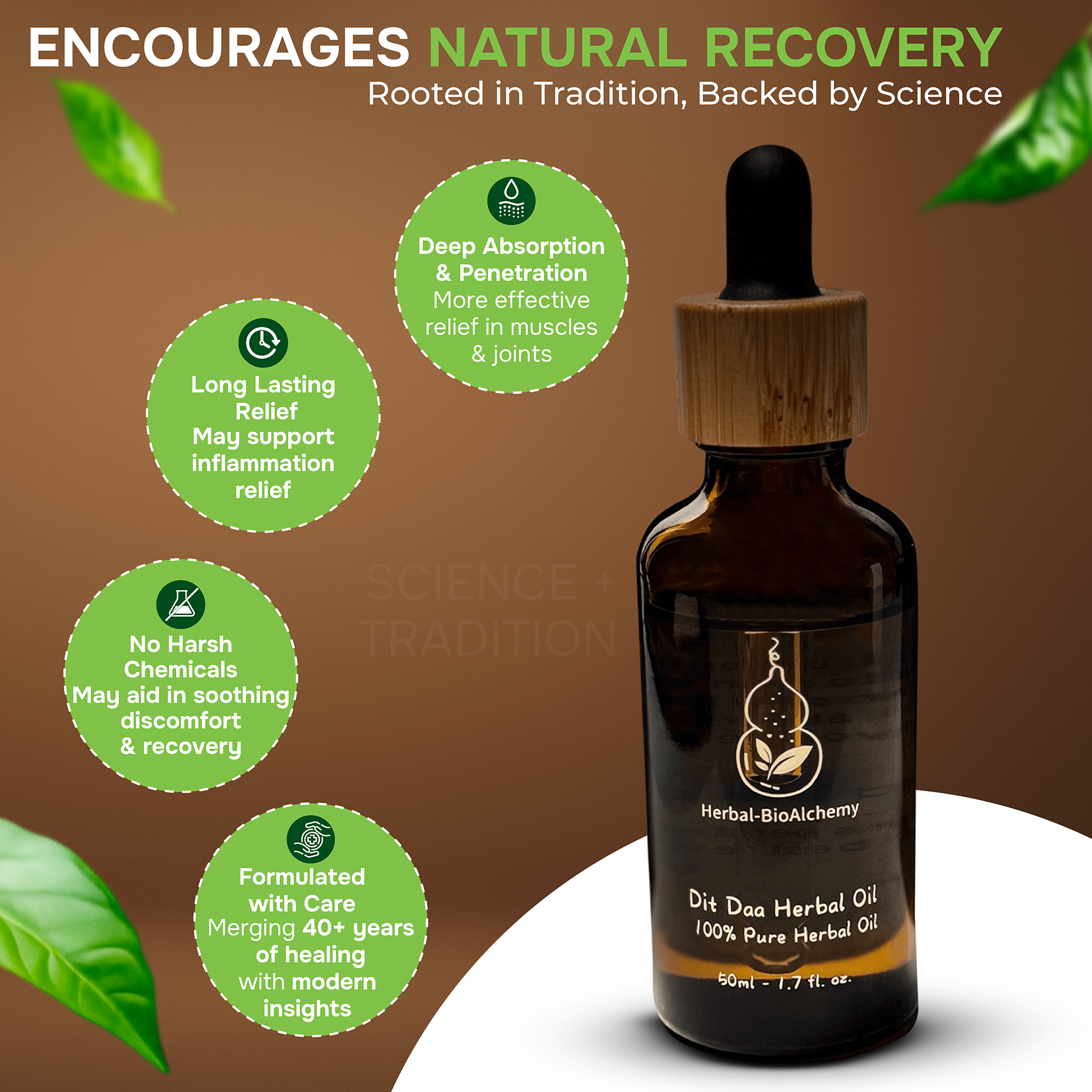 Dit Daa Herbal Oil Formula - Original